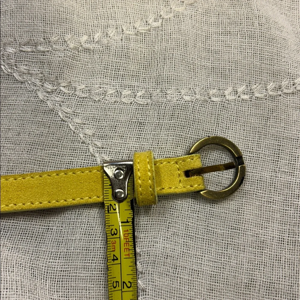 Garnet Hill leather made in Italy skinny belt